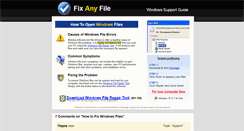 Desktop Screenshot of fixanyfile.com
